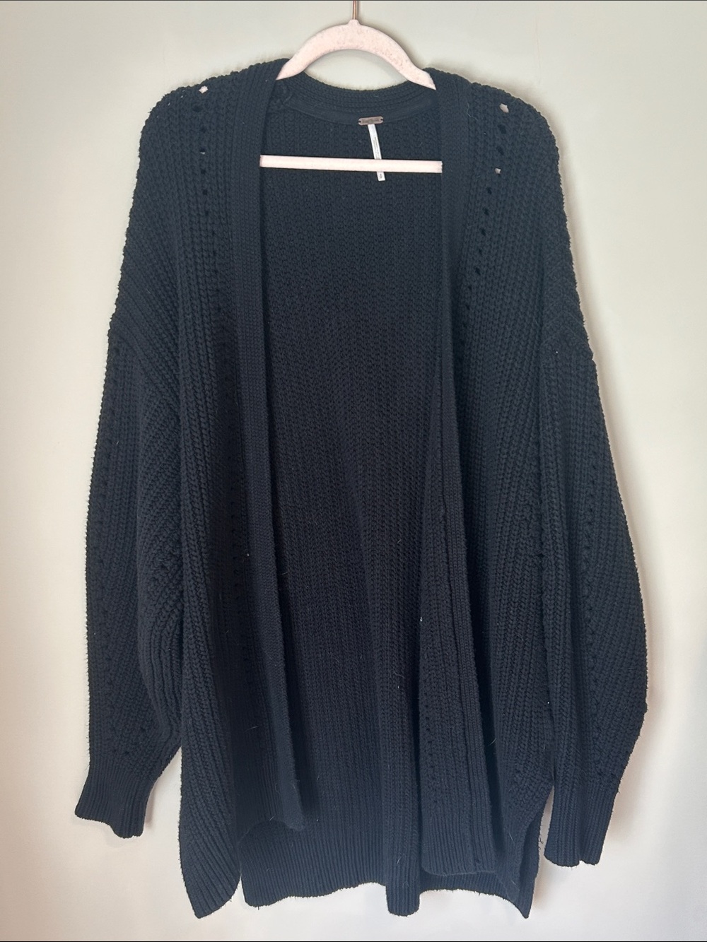Free People Black Nightingale Cardigan